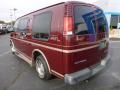 1999 Dark Carmine Red Metallic Chevrolet Express 1500 Passenger Conversion Van  photo #3