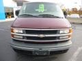 1999 Dark Carmine Red Metallic Chevrolet Express 1500 Passenger Conversion Van  photo #8