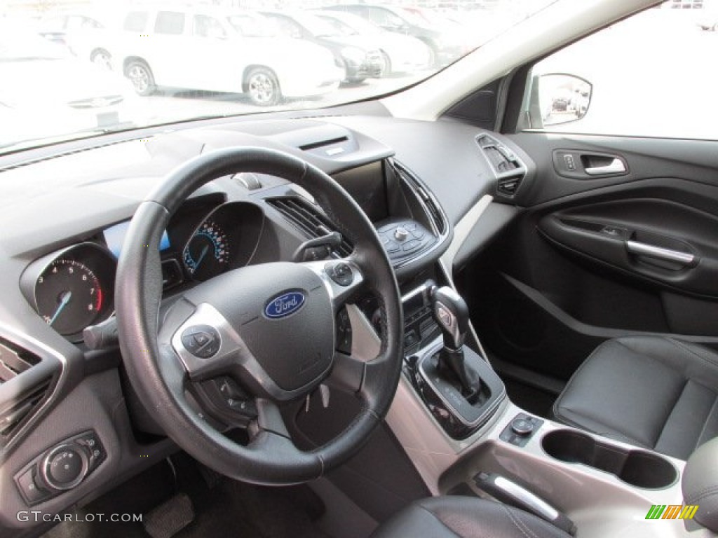 2013 Escape SEL 2.0L EcoBoost 4WD - Frosted Glass Metallic / Charcoal Black photo #11