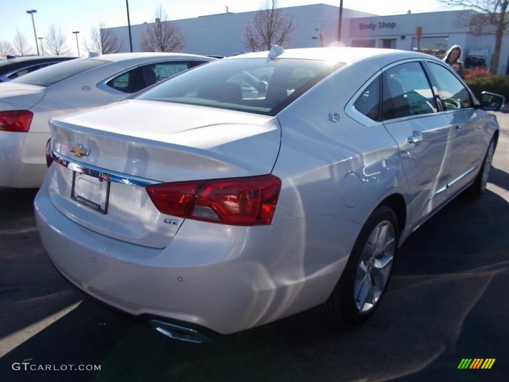 2014 Impala LTZ - White Diamond Tricoat / Jet Black photo #2