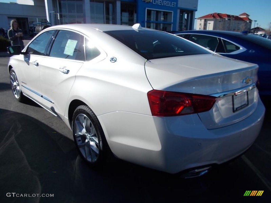 2014 Impala LTZ - White Diamond Tricoat / Jet Black photo #4