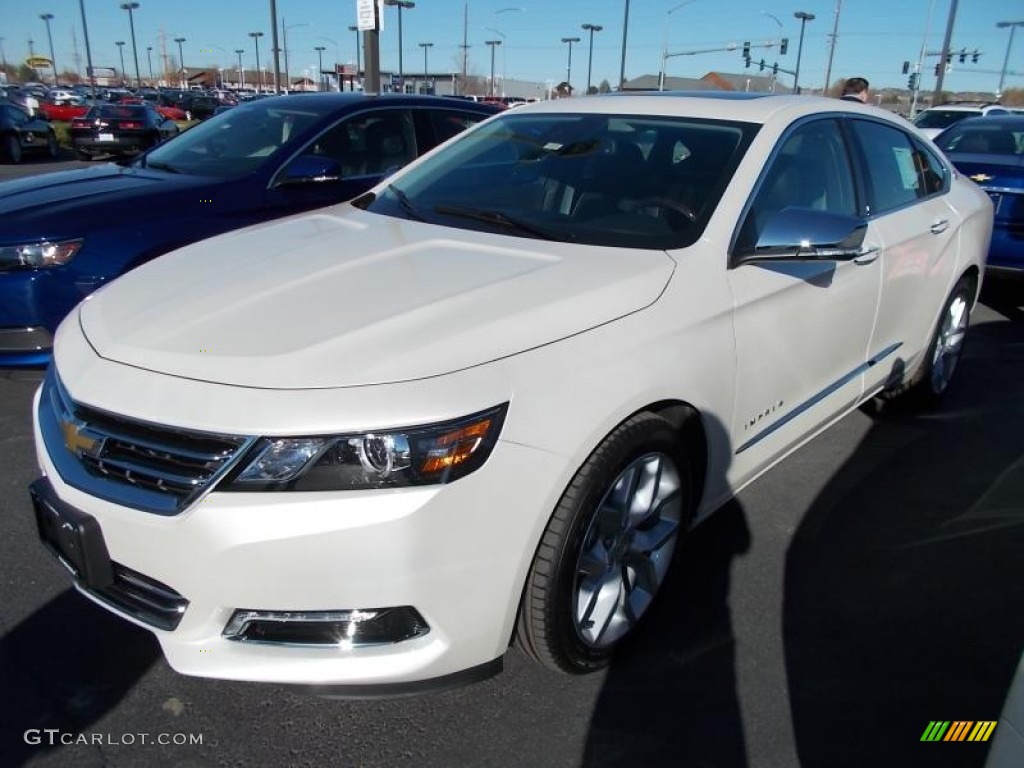 2014 Impala LTZ - White Diamond Tricoat / Jet Black photo #5