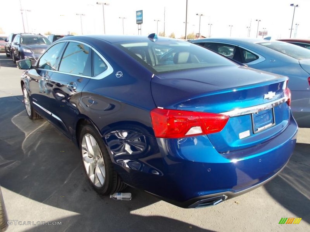 2014 Impala LTZ - Blue Topaz Metallic / Jet Black photo #4