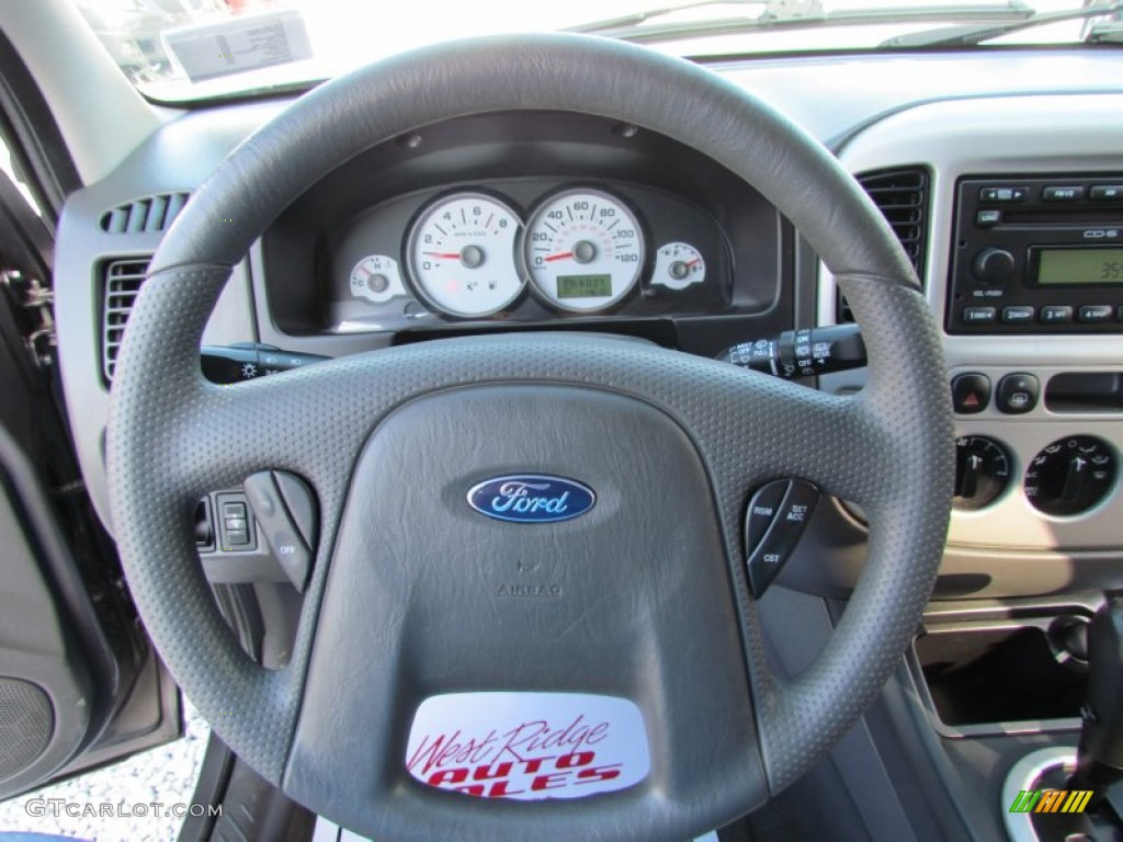 2006 Escape XLT V6 4WD - Dark Stone Metallic / Medium/Dark Flint photo #25