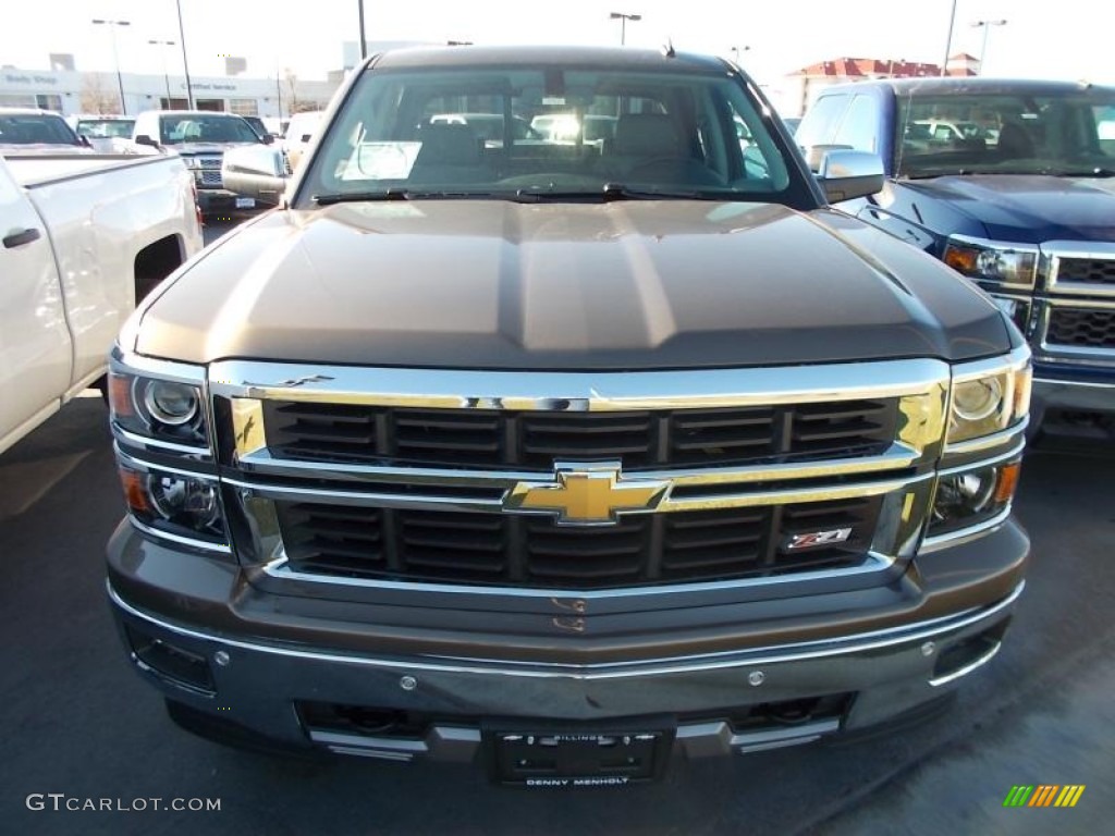 2014 Silverado 1500 LTZ Crew Cab 4x4 - Brownstone Metallic / Jet Black/Dark Ash photo #5