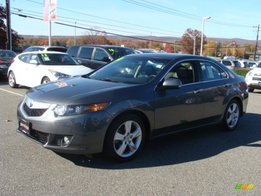 2010 TSX Sedan - Polished Metal Metallic / Ebony photo #3