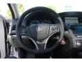 2014 Acura RLX Ebony Interior Steering Wheel Photo