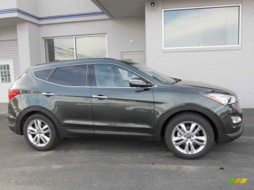 Juniper Green 2014 Hyundai Santa Fe Sport 2.0T FWD Exterior Photo #87561620