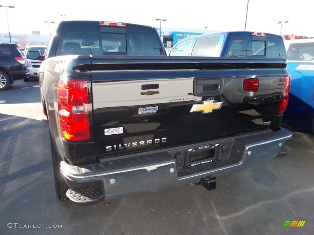 2014 Silverado 1500 LTZ Crew Cab 4x4 - Black / Jet Black/Dark Ash photo #3