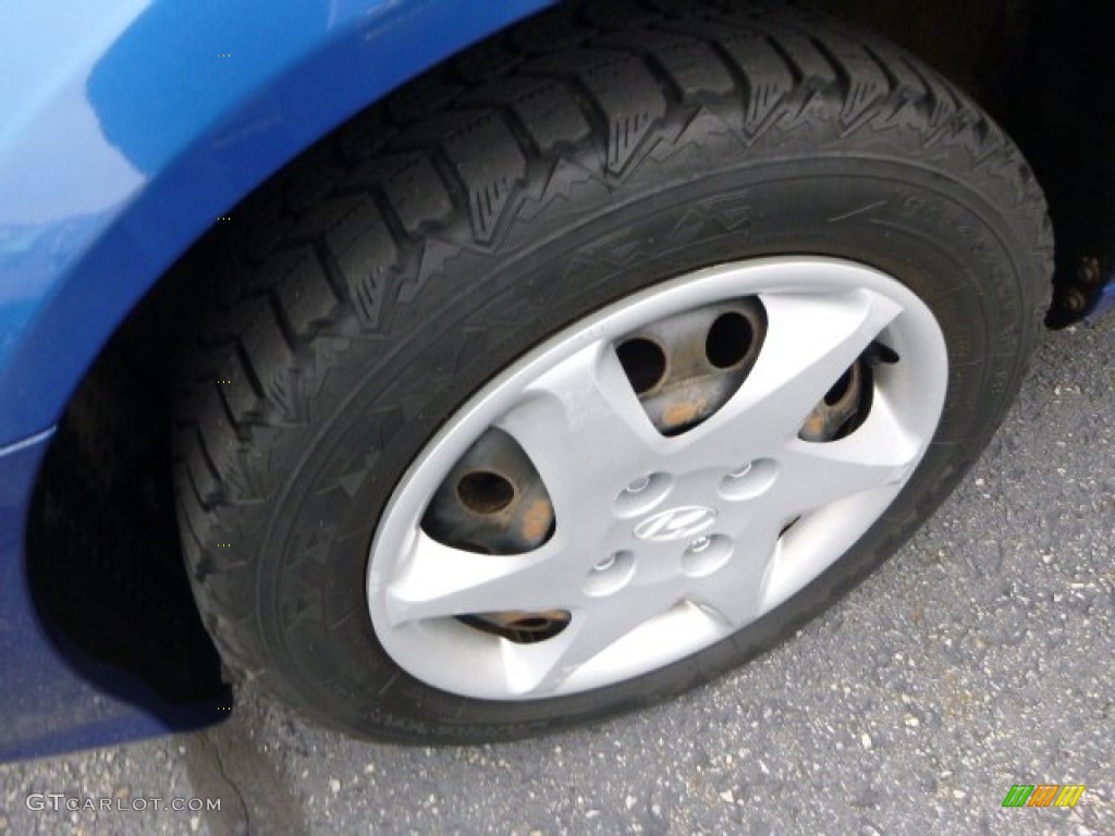 2005 Elantra GLS Sedan - Tidal Wave Blue / Gray photo #7