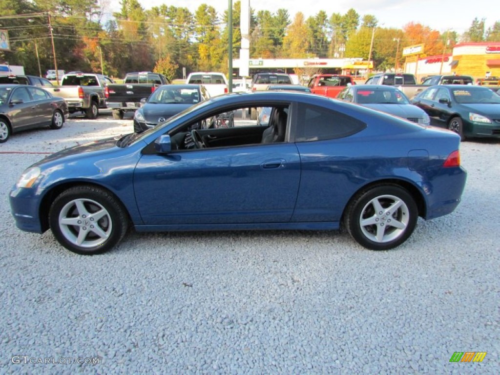 2002 RSX Type S Sports Coupe - Arctic Blue Pearl / Ebony Black photo #9