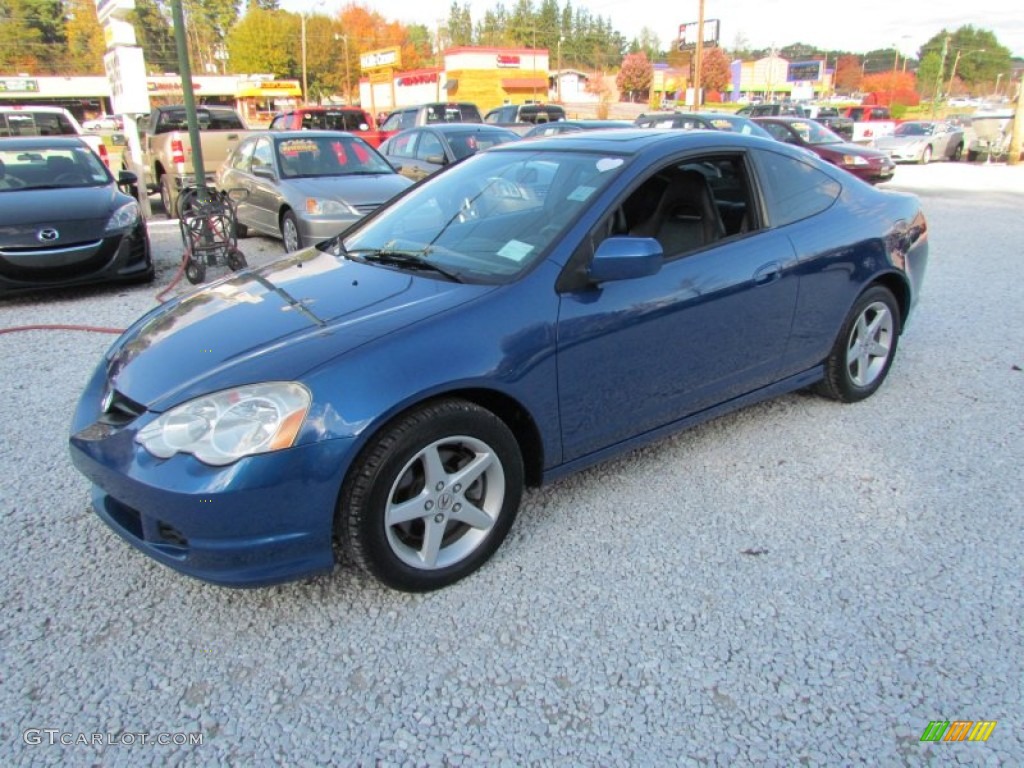 2002 RSX Type S Sports Coupe - Arctic Blue Pearl / Ebony Black photo #10