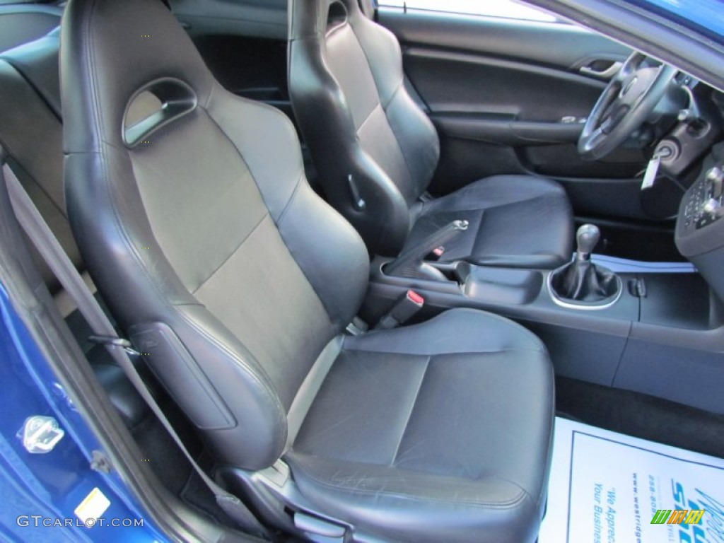 2002 RSX Type S Sports Coupe - Arctic Blue Pearl / Ebony Black photo #13