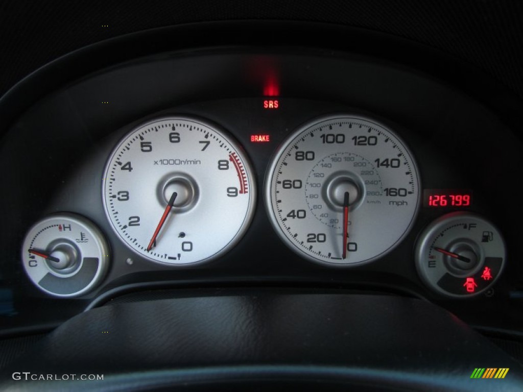 2002 RSX Type S Sports Coupe - Arctic Blue Pearl / Ebony Black photo #24