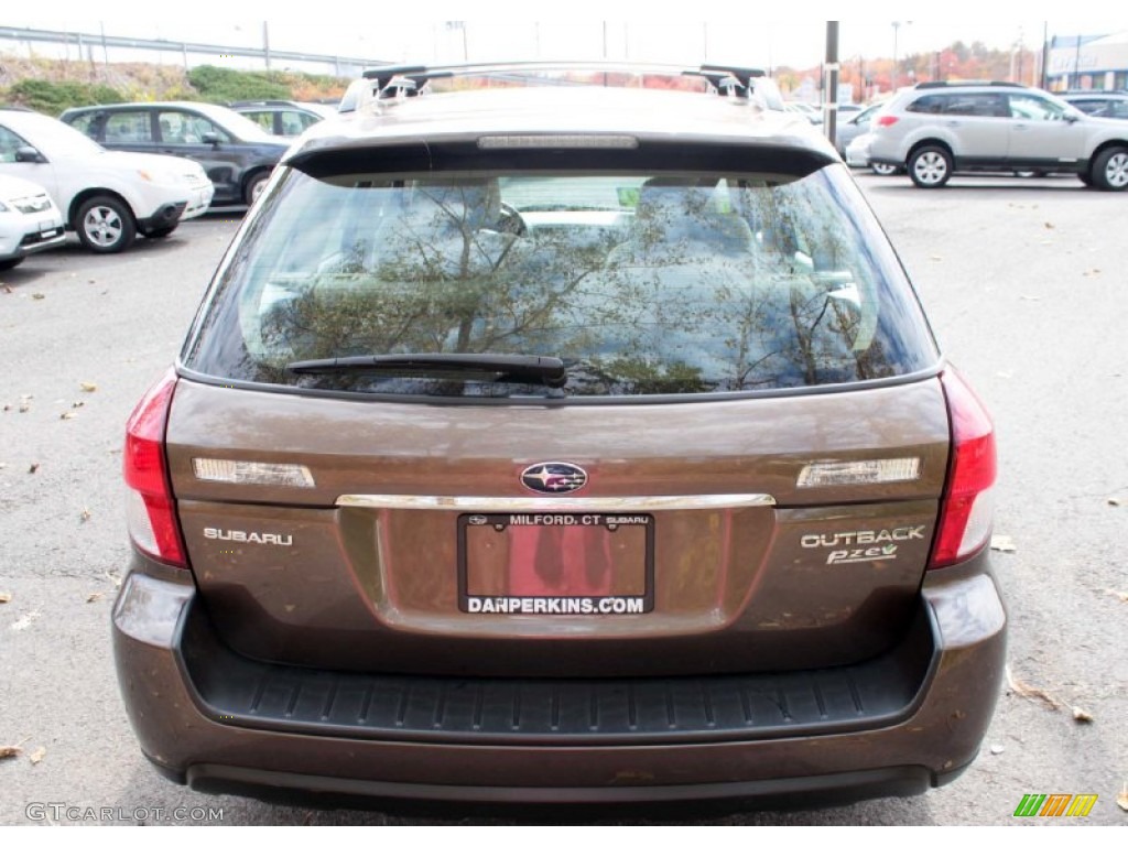 2008 Outback 2.5i Wagon - Deep Bronze Metallic / Warm Ivory photo #7