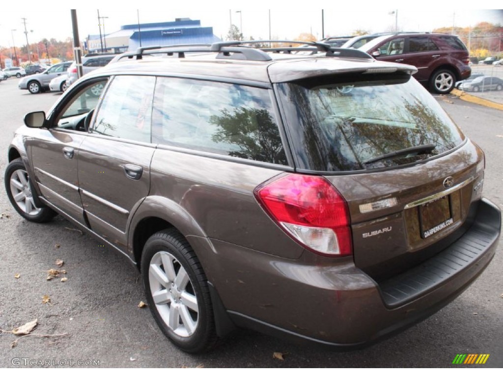 2008 Outback 2.5i Wagon - Deep Bronze Metallic / Warm Ivory photo #8