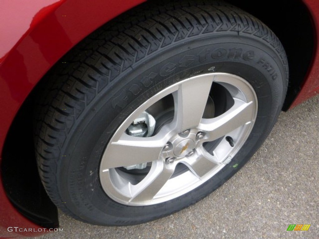 2014 Cruze LT - Crystal Red Tintcoat / Jet Black photo #9