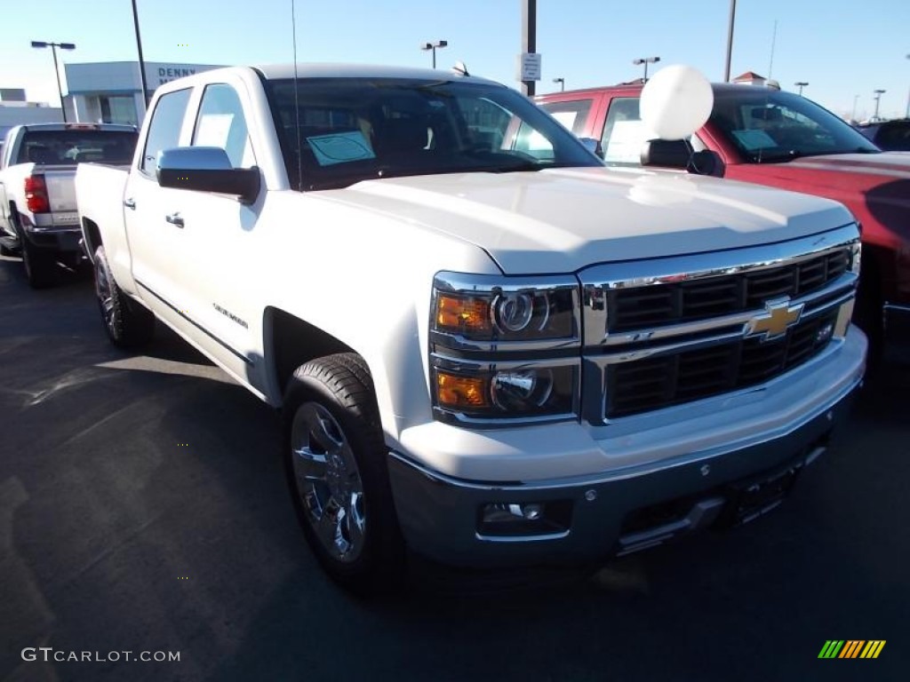 2014 Silverado 1500 LTZ Z71 Crew Cab 4x4 - Summit White / Jet Black photo #1