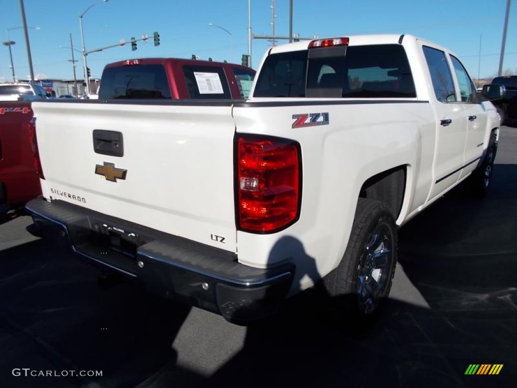 2014 Silverado 1500 LTZ Z71 Crew Cab 4x4 - Summit White / Jet Black photo #2