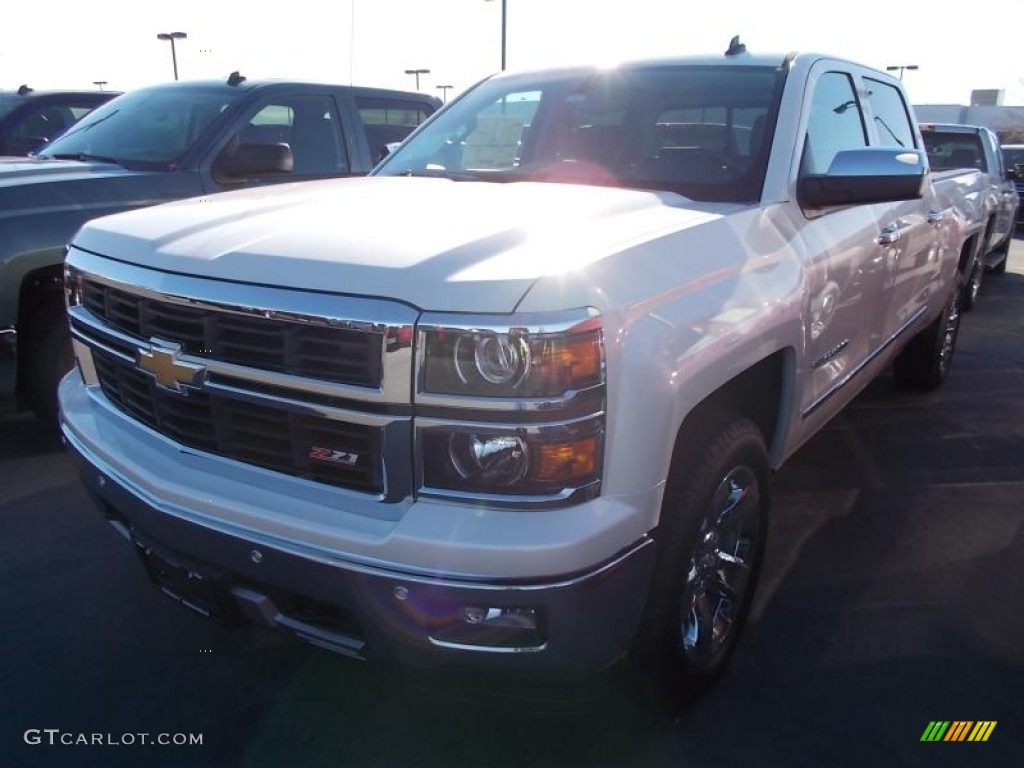 2014 Silverado 1500 LTZ Z71 Crew Cab 4x4 - Summit White / Jet Black photo #4