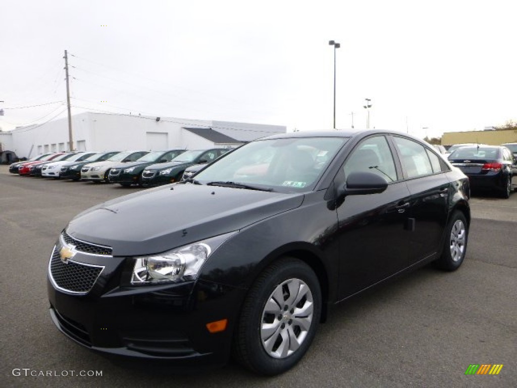 2014 Cruze LS - Black Granite Metallic / Jet Black/Medium Titanium photo #1