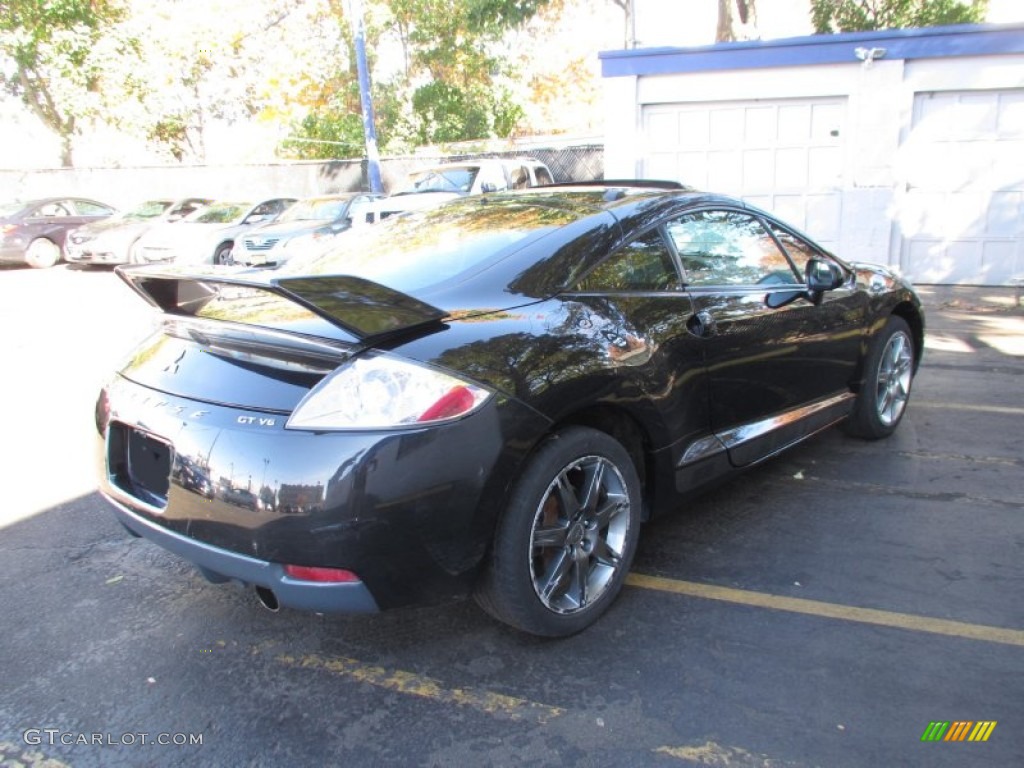 2008 Eclipse GT Coupe - Kalapana Black / Dark Charcoal photo #5