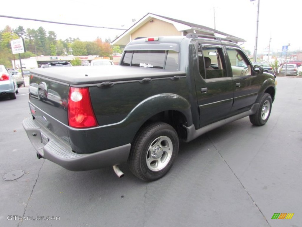 2004 Explorer Sport Trac XLS 4x4 - Aspen Green Metallic / Medium Pebble/Dark Pebble photo #4