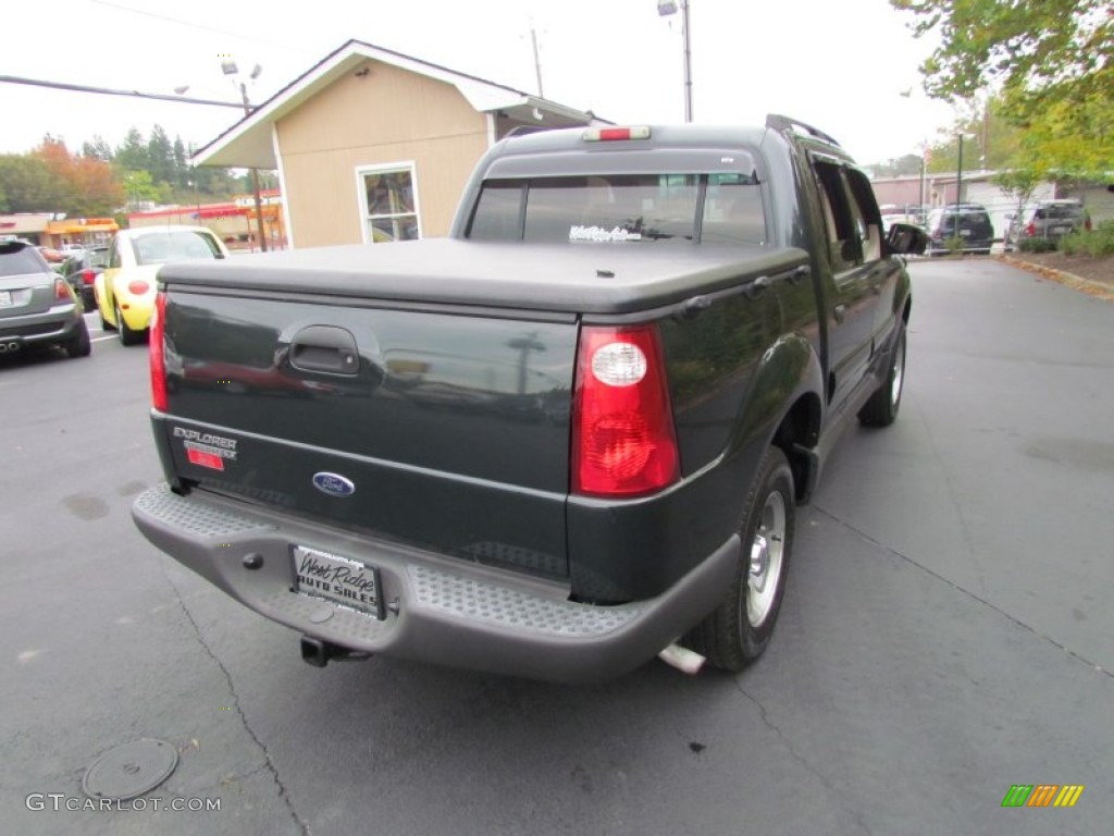 2004 Explorer Sport Trac XLS 4x4 - Aspen Green Metallic / Medium Pebble/Dark Pebble photo #5