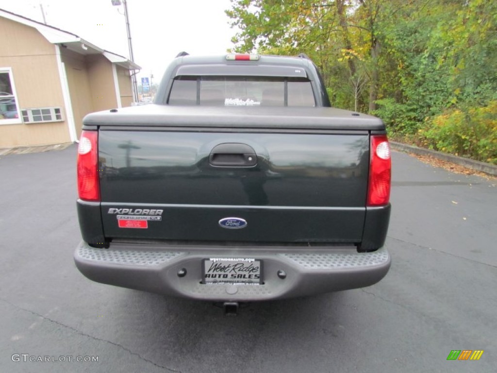 2004 Explorer Sport Trac XLS 4x4 - Aspen Green Metallic / Medium Pebble/Dark Pebble photo #6