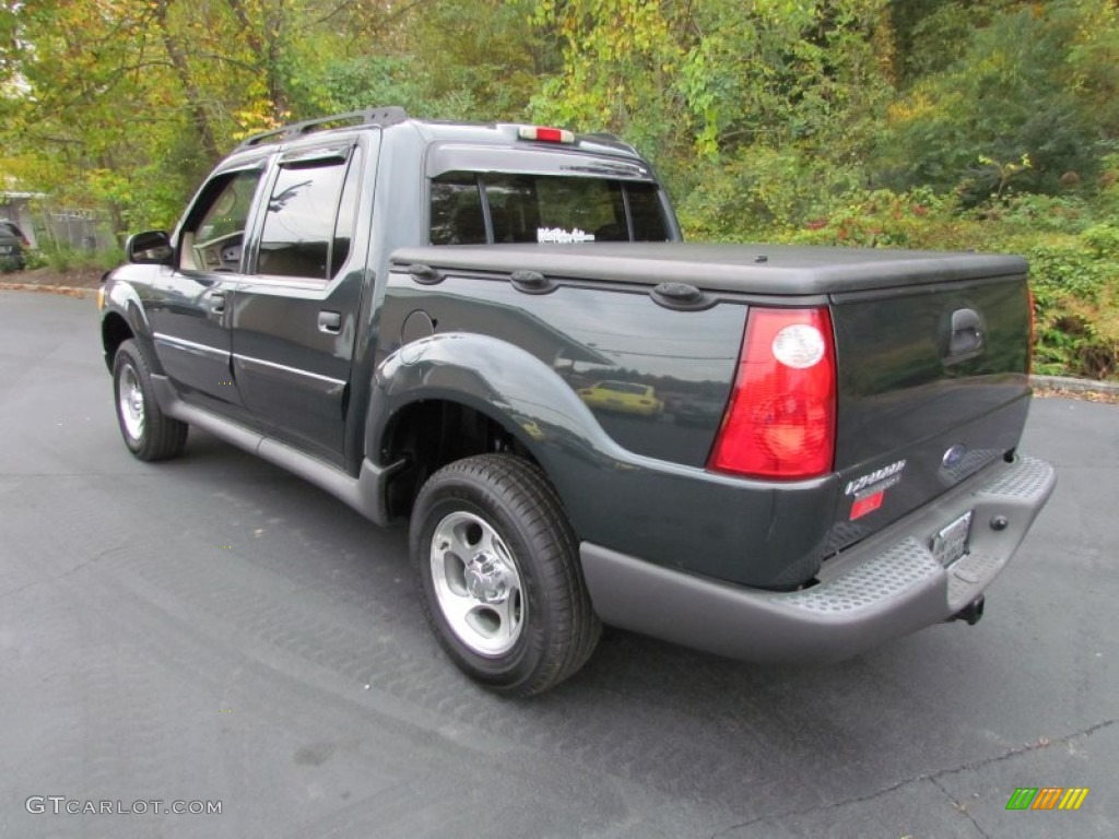 2004 Explorer Sport Trac XLS 4x4 - Aspen Green Metallic / Medium Pebble/Dark Pebble photo #7
