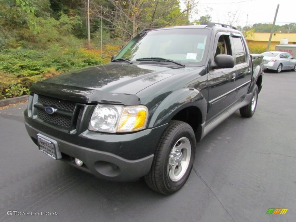 2004 Explorer Sport Trac XLS 4x4 - Aspen Green Metallic / Medium Pebble/Dark Pebble photo #11