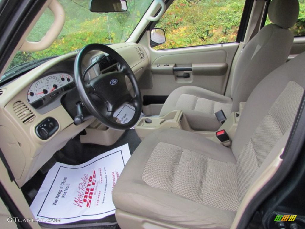 2004 Explorer Sport Trac XLS 4x4 - Aspen Green Metallic / Medium Pebble/Dark Pebble photo #22
