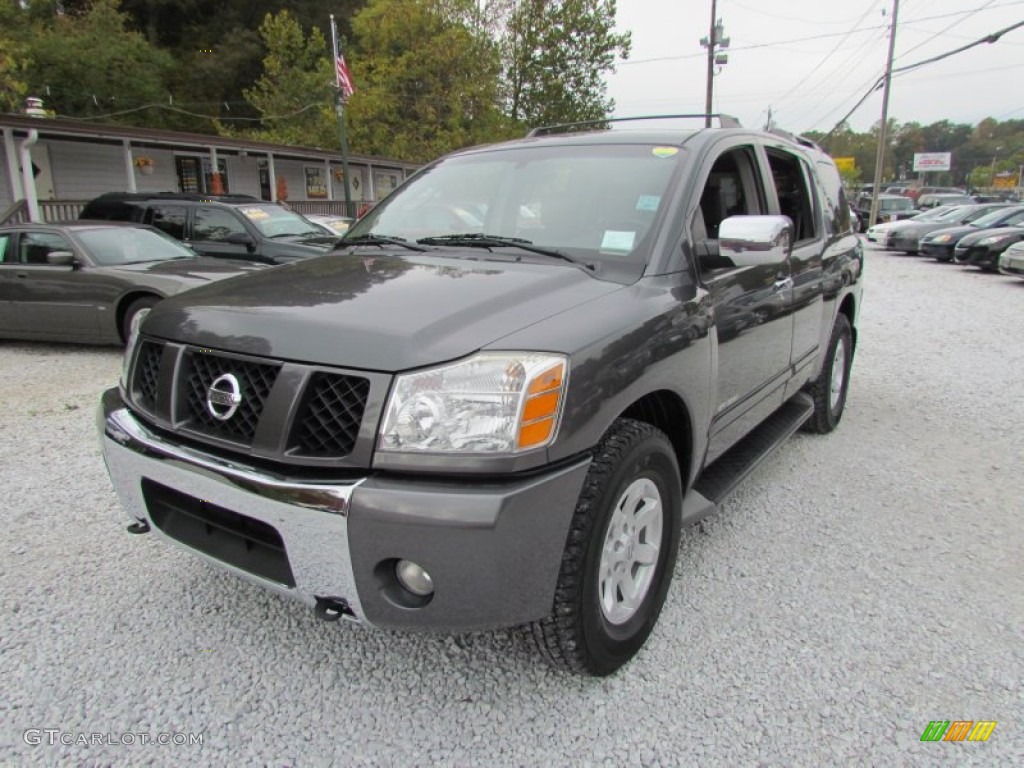 2004 Armada SE 4x4 - Galaxy Metallic / Graphite/Titanium photo #11