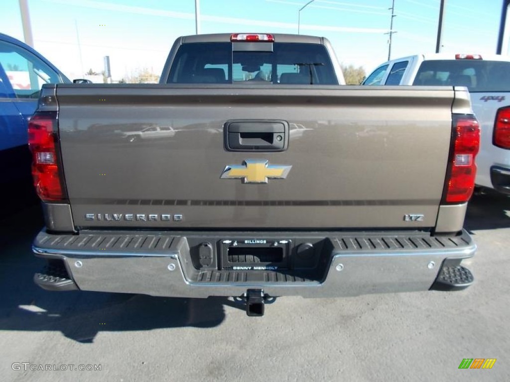 2014 Silverado 1500 LTZ Z71 Double Cab 4x4 - Brownstone Metallic / Jet Black photo #3