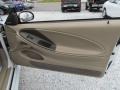 Medium Parchment 2002 Ford Mustang V6 Convertible Door Panel