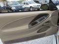 Medium Parchment 2002 Ford Mustang V6 Convertible Door Panel