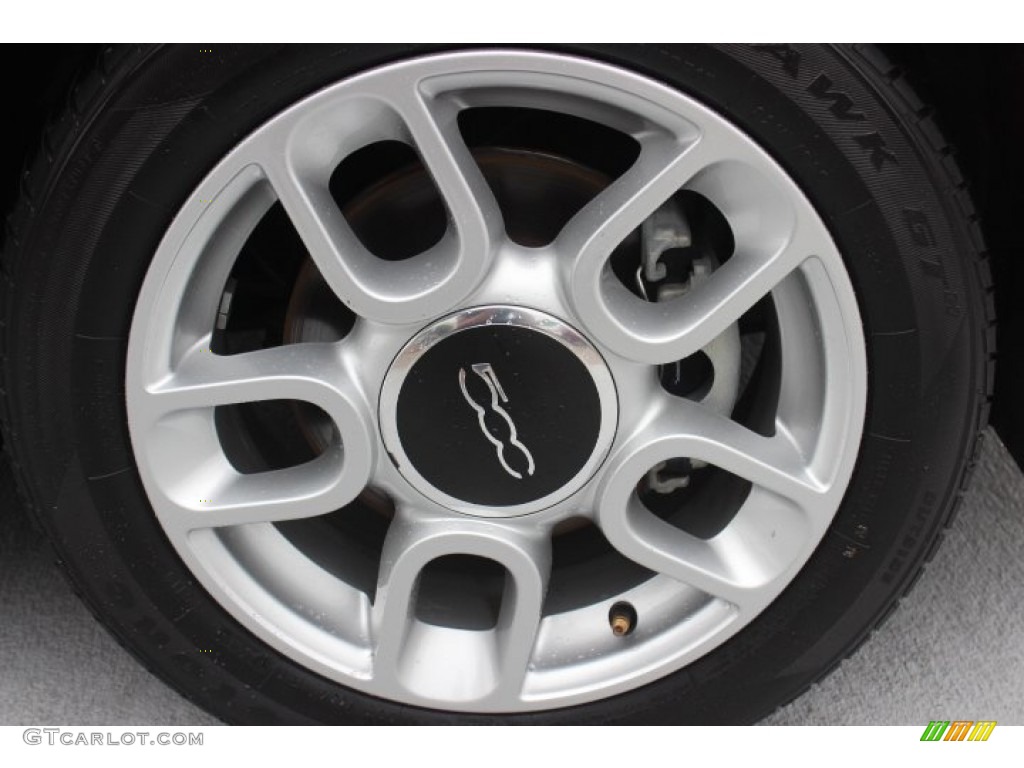 2012 500 Pop - Grigio (Grey) / Tessuto Rosso/Nero (Red/Black) photo #10