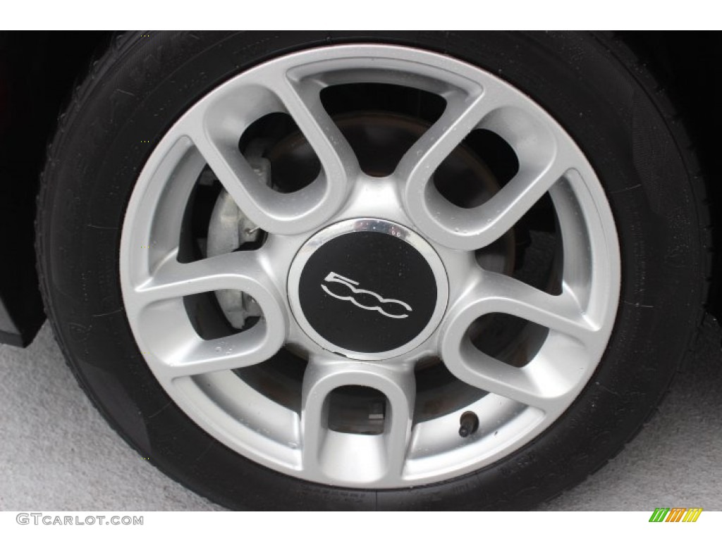 2012 500 Pop - Grigio (Grey) / Tessuto Rosso/Nero (Red/Black) photo #11
