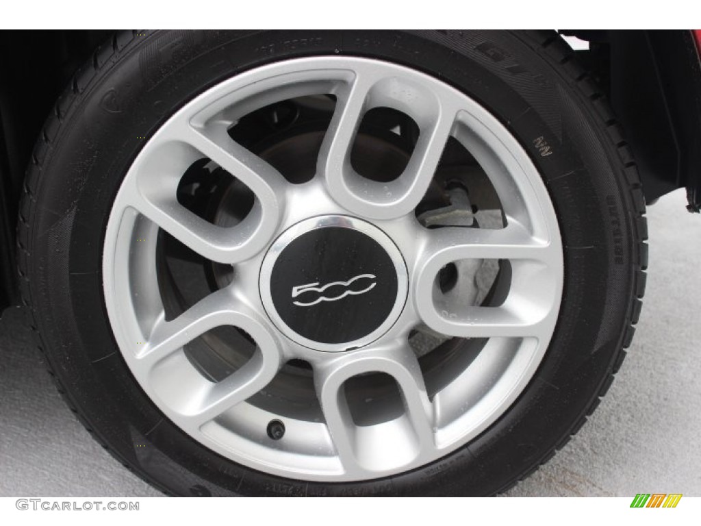 2012 500 Pop - Grigio (Grey) / Tessuto Rosso/Nero (Red/Black) photo #12
