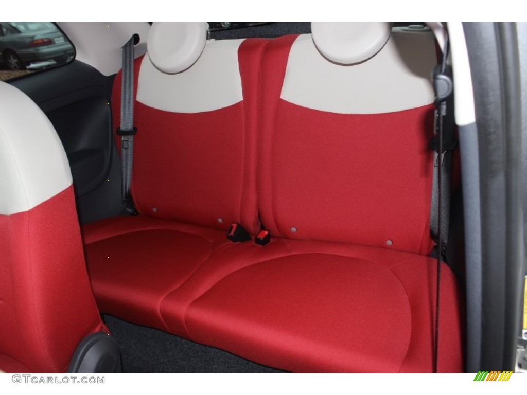 2012 500 Pop - Grigio (Grey) / Tessuto Rosso/Nero (Red/Black) photo #23