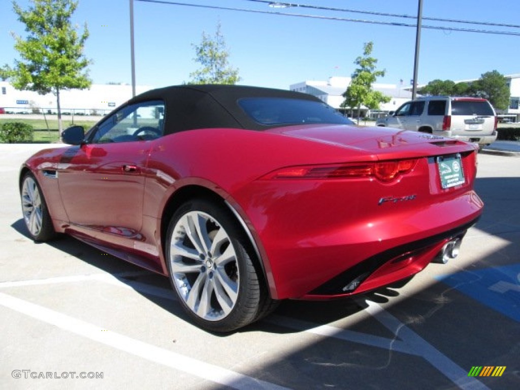 2014 F-TYPE  - Italian Racing Red Metallic / Jet photo #8