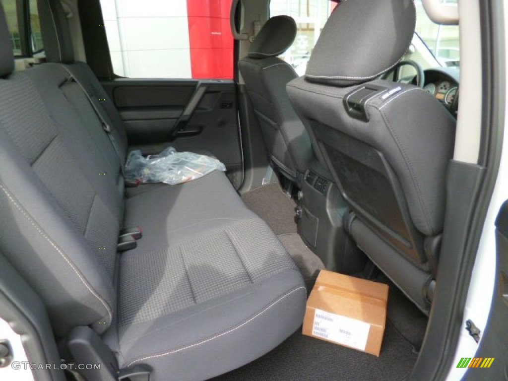 2014 Nissan Titan Pro-4X Crew Cab 4x4 Rear Seat Photo #87570520