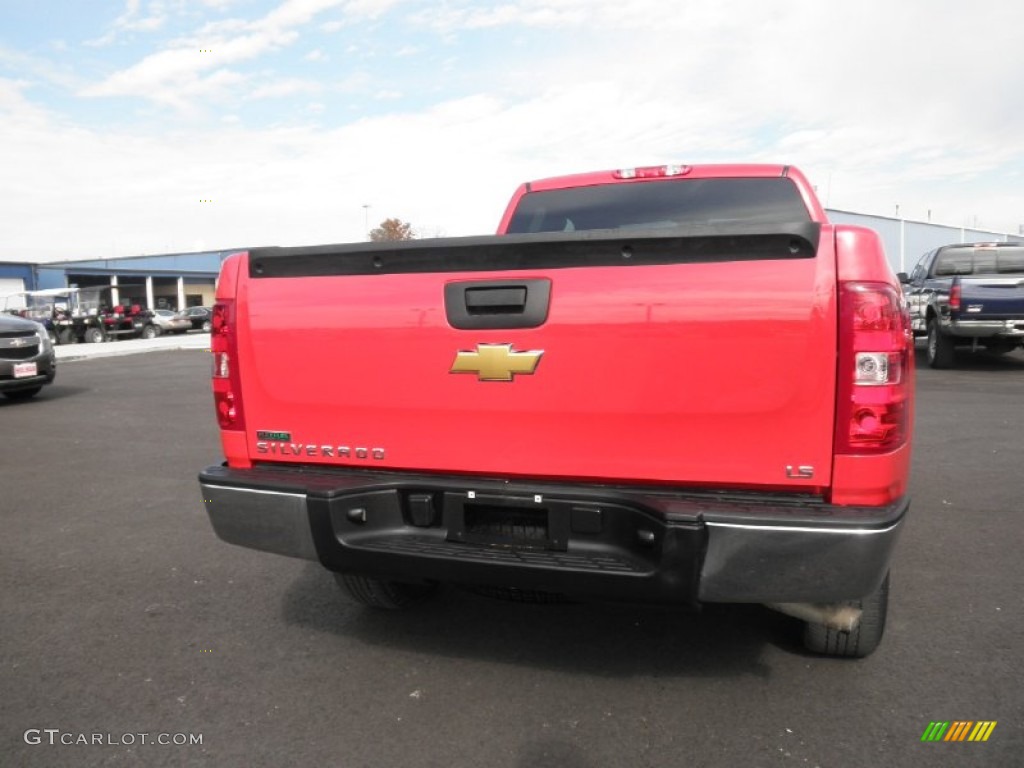 2012 Silverado 1500 LS Extended Cab 4x4 - Victory Red / Dark Titanium photo #20