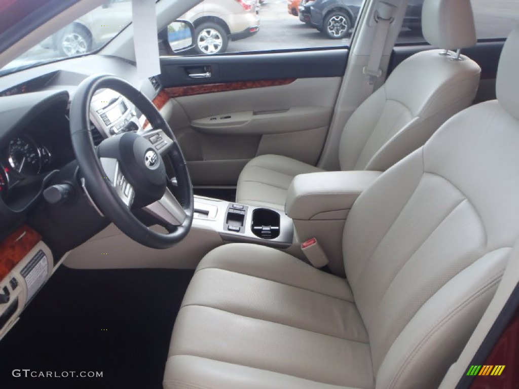 2011 Outback 2.5i Limited Wagon - Ruby Red Pearl / Off Black photo #13