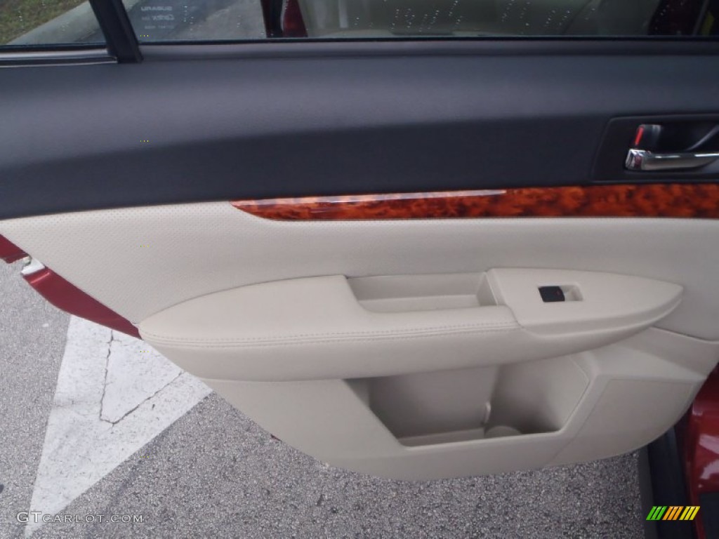 2011 Outback 2.5i Limited Wagon - Ruby Red Pearl / Off Black photo #20