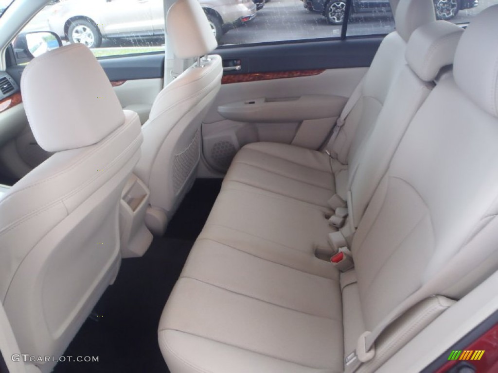 2011 Outback 2.5i Limited Wagon - Ruby Red Pearl / Off Black photo #21
