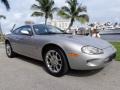 2000 Platinum Metallic Jaguar XK XKR Coupe  photo #43