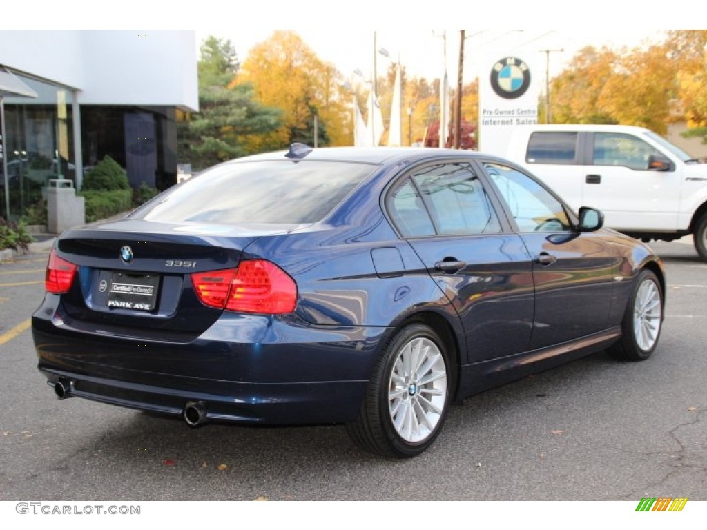 2011 3 Series 335i Sedan - Deep Sea Blue Metallic / Gray Dakota Leather photo #3