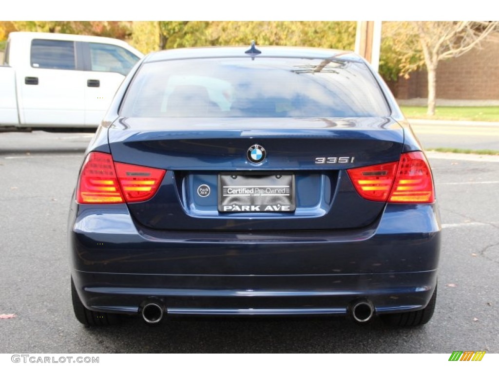 2011 3 Series 335i Sedan - Deep Sea Blue Metallic / Gray Dakota Leather photo #4