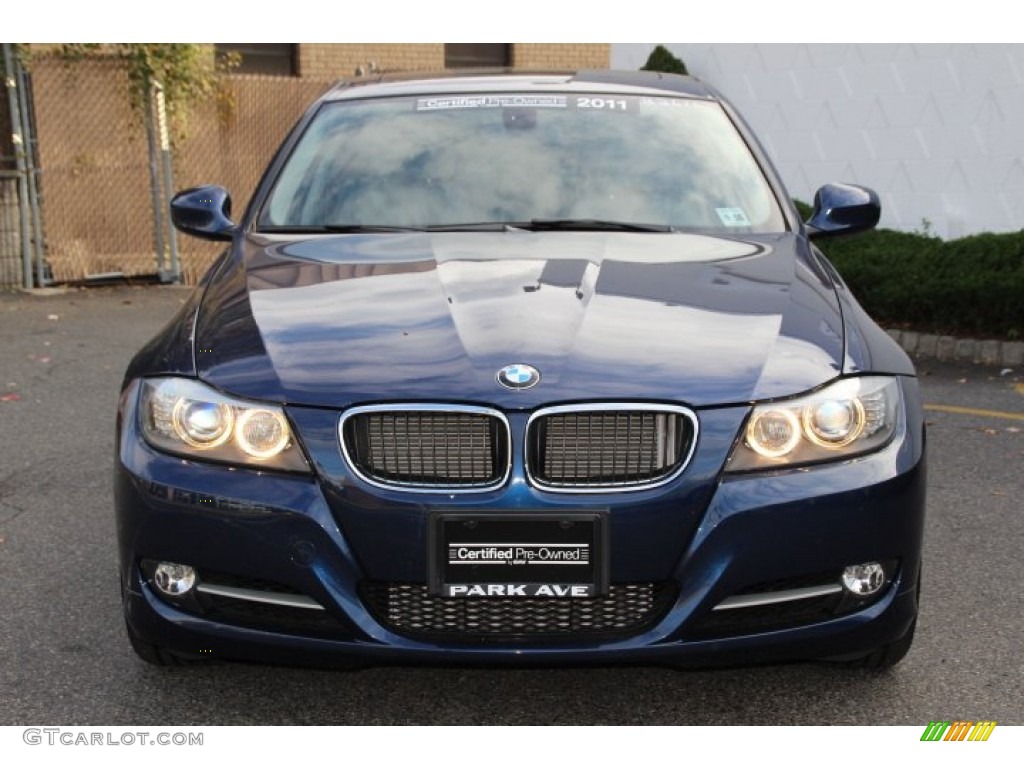 2011 3 Series 335i Sedan - Deep Sea Blue Metallic / Gray Dakota Leather photo #8